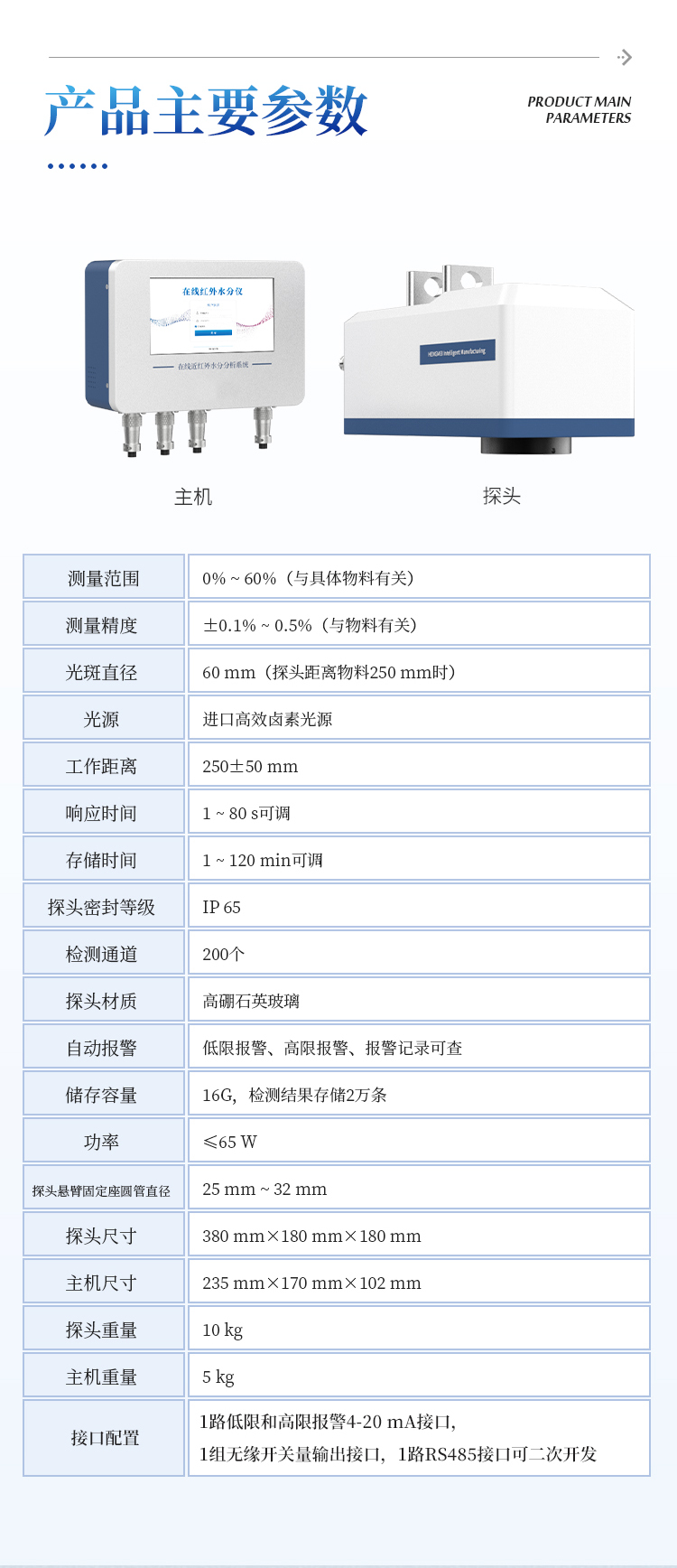 在线红外水分仪 在线红外水分仪